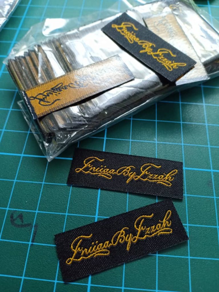Iron On Label Damask Label Mini Online Shop